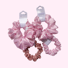 Load image into Gallery viewer, Pink & Brown Dots | SCRUNCHIES