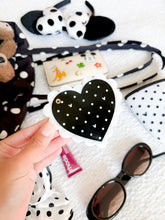 Load image into Gallery viewer, Heart Polka Dots | Pocket Swivel Mirror

